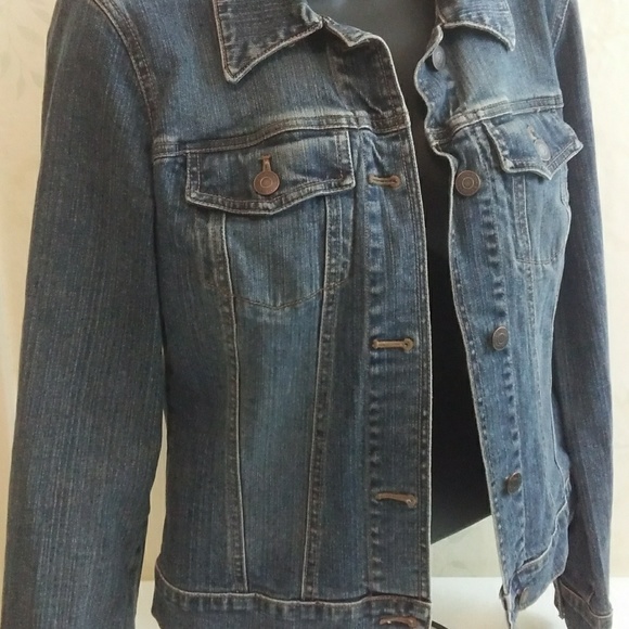 New York & Co. Jean Jacket Size 2 - Picture 3 of 8